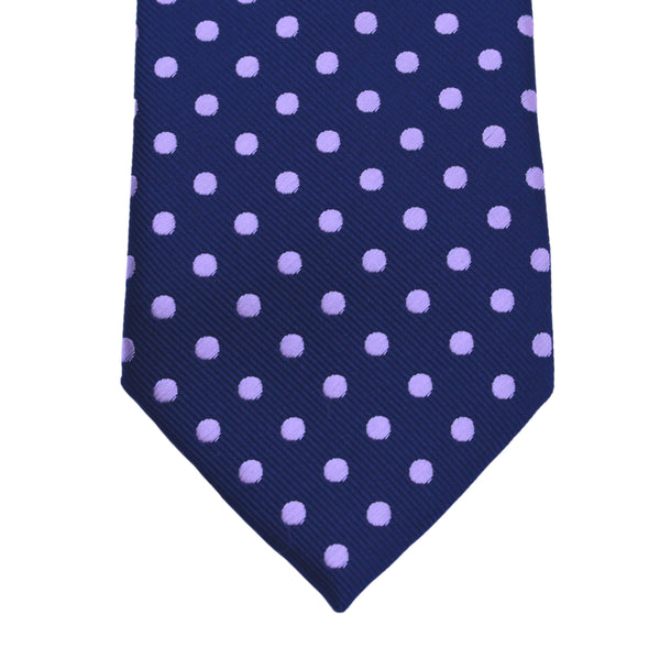 小物 40's style polka dot bottle shape tie White and Black Polka Dot Necktie | Shop at TieMart