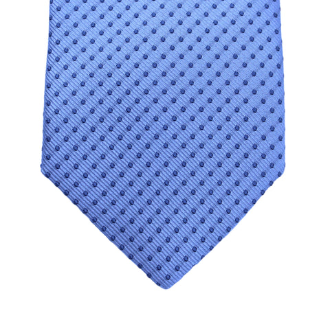 Classic mini polka dot Tie -  Portage with indigo dots