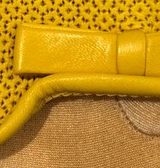 LIMITED EDITION, PERFORATED WOMEN OLD ROSE LEATHER GLOVES WITH BOWS, SILK LINER, MADE IN ITALY - TIE SHOP ROME DETAILS