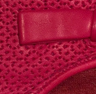 LIMITED EDITION, PERFORATED WOMEN OLD ROSE LEATHER GLOVES WITH BOWS, SILK LINER, MADE IN ITALY DETAILS- TIE SHOP ROME
