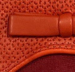 LIMITED EDITION, PERFORATED WOMEN OLD ROSE LEATHER GLOVES WITH BOWS, SILK LINER, MADE IN ITALY- TIE SHOP ROME DETAILS