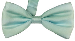 PADUA BLUE, SOLID, TWILL, READY_MADE BOW TIE MADE IN SILK  - CRAVATTA PAPILLON, IN SETA, TINTA UNITA, AZZURRO PADUA