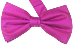 PERSIAN ROSE, SOLID, TWILL, READY_MADE SILK BOW TIE - CRAVATTA PAPILLON IN VIOLA DI PERSIA, SETA TIE SHOP ROME