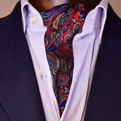 CANTO AMARANTO, ascot tie - TIE SHOP ROME