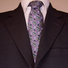 GRAY CHAMPAGNE, Basic tie - TIE SHOP ROME