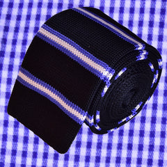 BLUE&WHITE BITE, MAGLINA TIE - TIE SHOP ROME