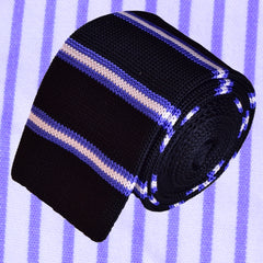 BLUE&WHITE BITE, MAGLINA TIE - TIE SHOP ROME