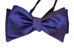 BLUE FLOWER, non ready bow tie - TIE SHOP ROME