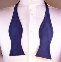 BLUE FLOWER, non ready bow tie - TIE SHOP ROME