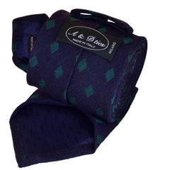 INDIGO DOTS, wool ties - TIE SHOP ROME