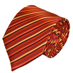 FLAMING ORANGE, Vintage Necktie - TIE SHOP ROME