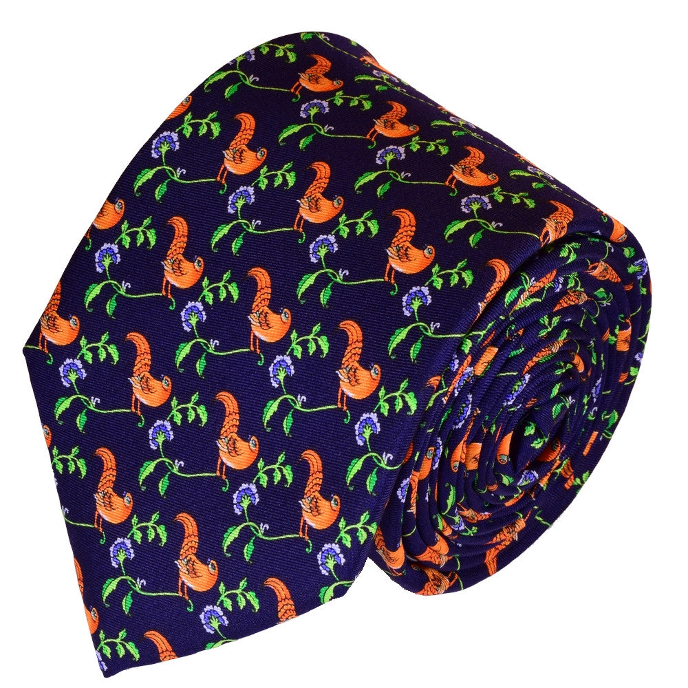 HAITI BIRDS, Basic tie - TIE SHOP ROME