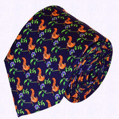 HAITI BIRDS, Basic tie - TIE SHOP ROME