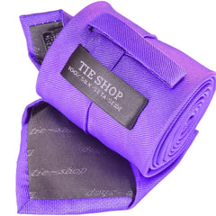 PURPLE TWILL, STANDARD TIE - TIE SHOP ROME