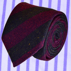 PREPPY MELANZANA, wool ties - TIE SHOP ROME