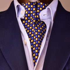 MICRO MIDNIGHT, ascot tie - TIE SHOP ROME