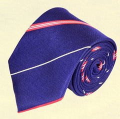 MIDNIGHT STRIPES, STANDARD TIE - TIE SHOP ROME