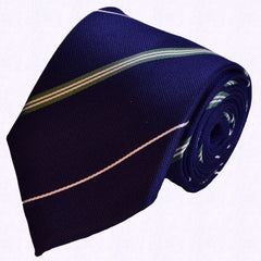 GREEN STRIPED, STANDARD TIE - TIE SHOP ROME