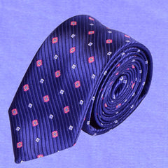 OXFORD PATTERNS, SKINNY TIE - TIE SHOP ROME