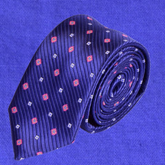 OXFORD PATTERNS, SKINNY TIE - TIE SHOP ROME