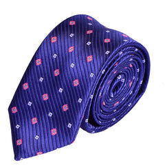 OXFORD PATTERNS, SKINNY TIE - TIE SHOP ROME