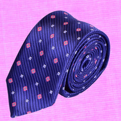 OXFORD PATTERNS, SKINNY TIE - TIE SHOP ROME