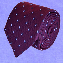 PAISLEY POMPADOUR, wool ties - TIE SHOP ROME
