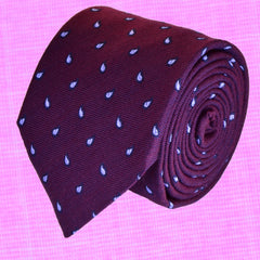 PAISLEY POMPADOUR, wool ties - TIE SHOP ROME