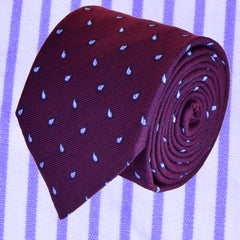 PAISLEY POMPADOUR, wool ties - TIE SHOP ROME