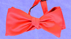 RADICAL RED, non ready bow tie - TIE SHOP ROME