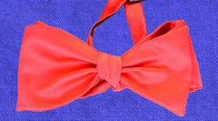RADICAL RED, non ready bow tie - TIE SHOP ROME