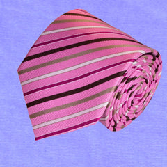 PINK STRIPES, Vintage Necktie - TIE SHOP ROME