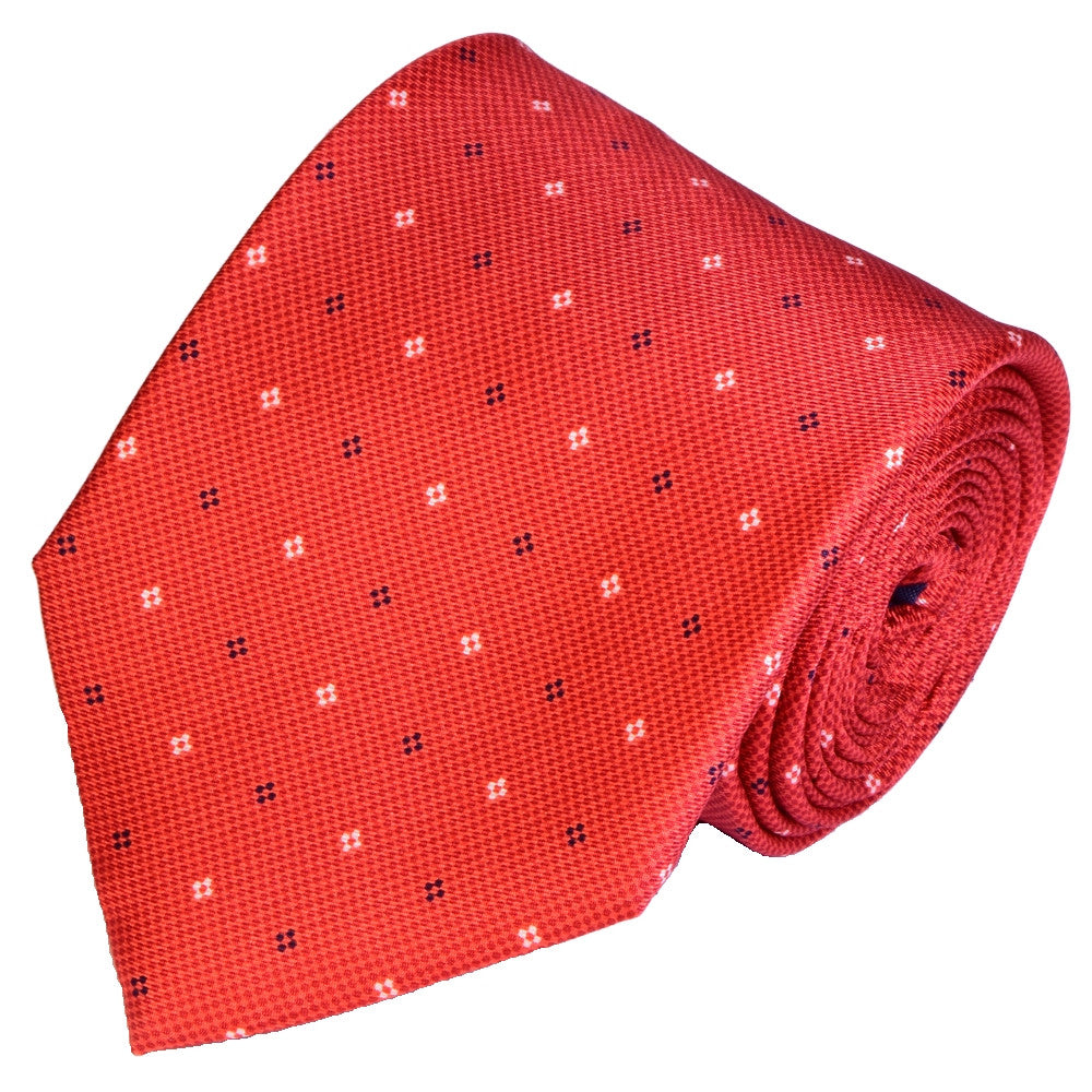FAMILIAR VERMILLION, Basic tie - TIE SHOP ROME