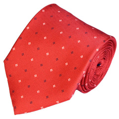 FAMILIAR VERMILLION, Basic tie - TIE SHOP ROME
