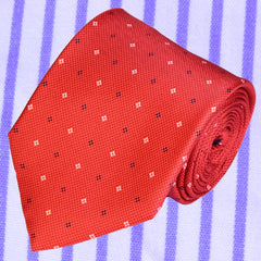 FAMILIAR VERMILLION, Basic tie - TIE SHOP ROME